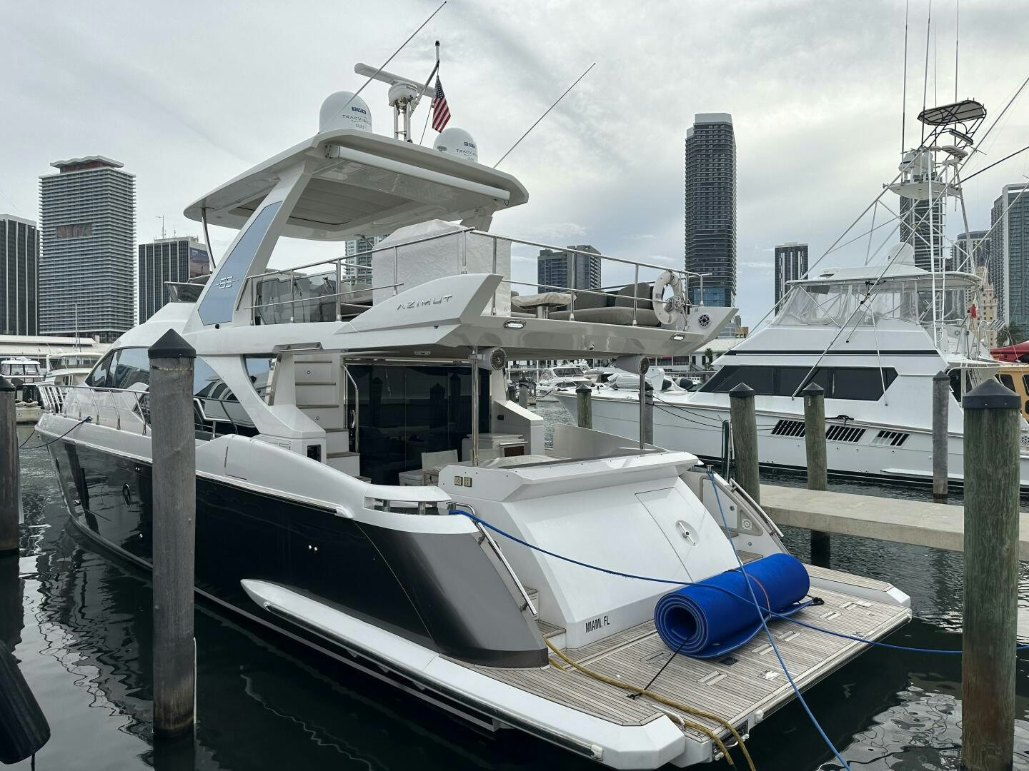 a boat docked at a pier aboard HOME WRECKER Yacht for Sale