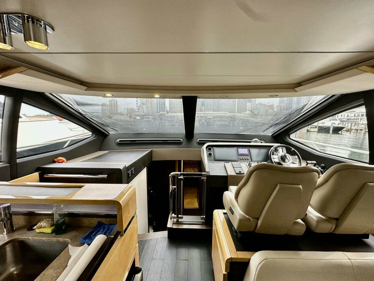 inside of a vehicle aboard HOME WRECKER Yacht for Sale