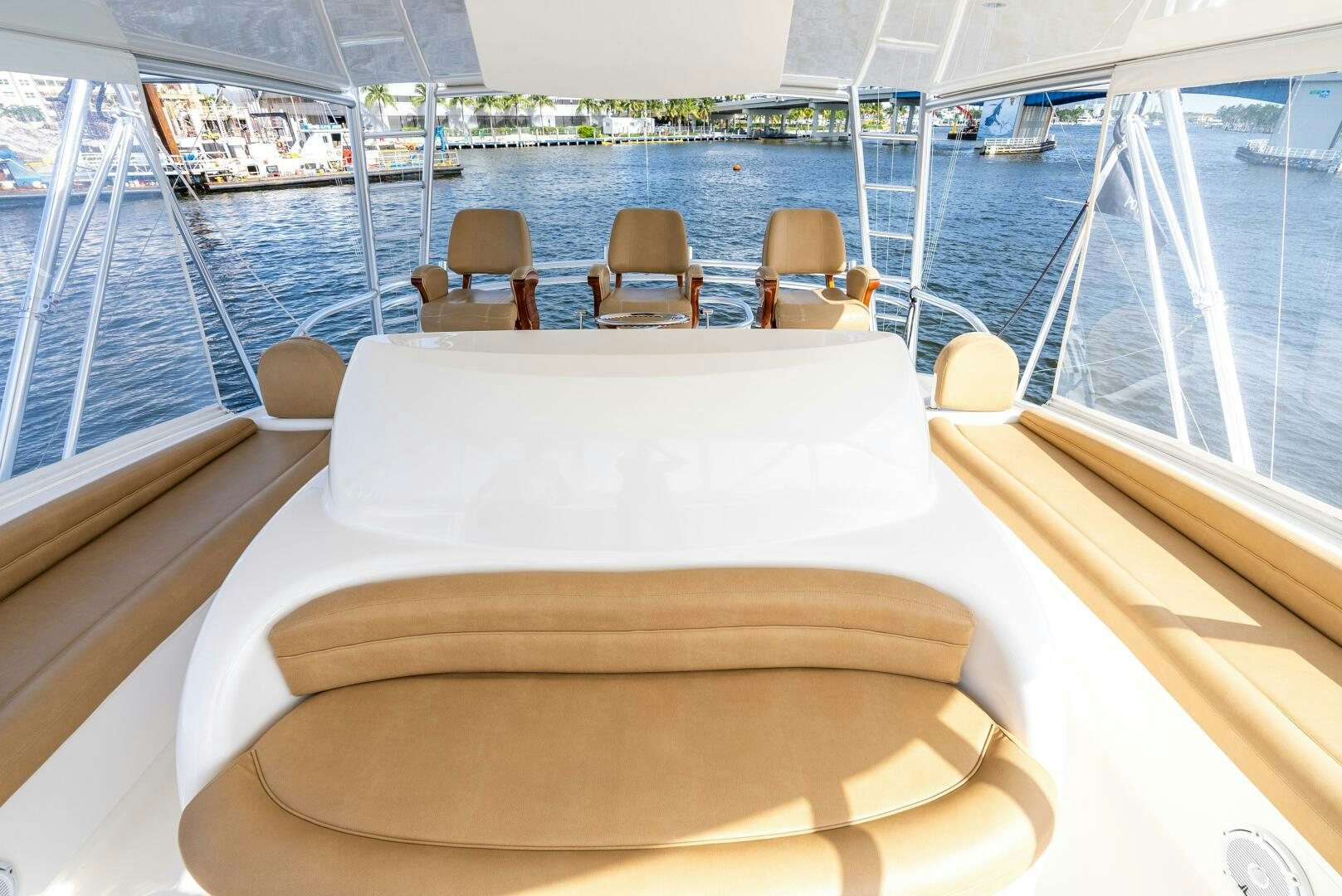 a boat on the water aboard NO COLLARS Yacht for Sale