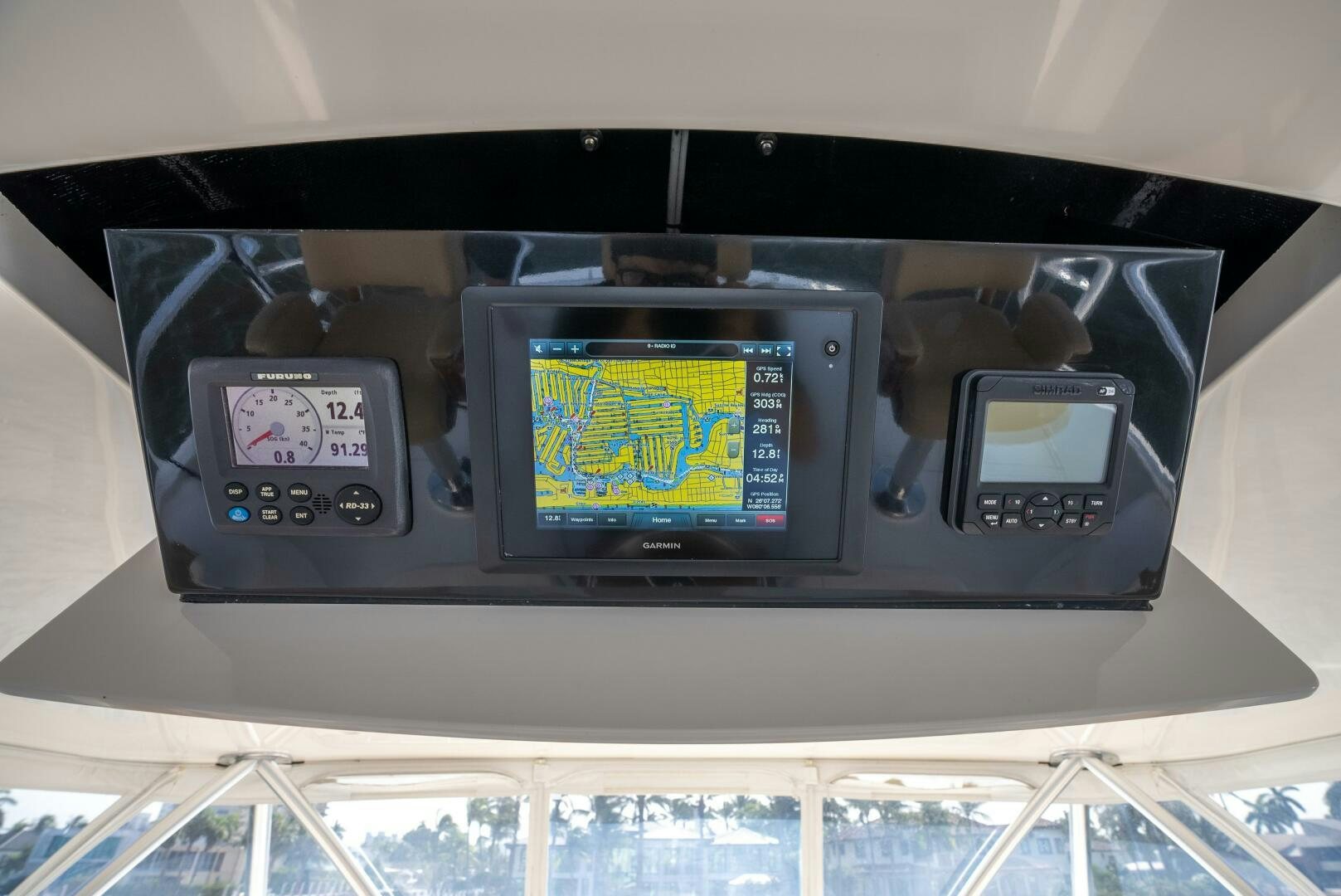 a machine with a screen aboard NO COLLARS Yacht for Sale