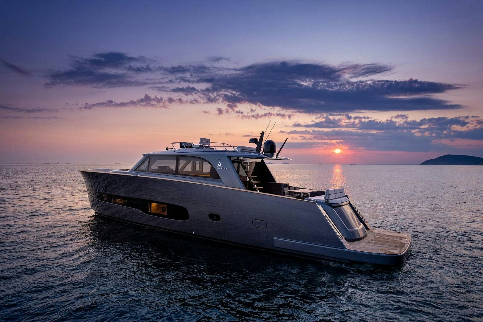a boat in the water aboard SUNYA Yacht for Sale