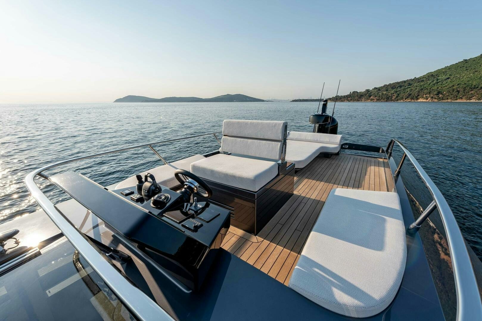 a boat on the water aboard SUNYA Yacht for Sale