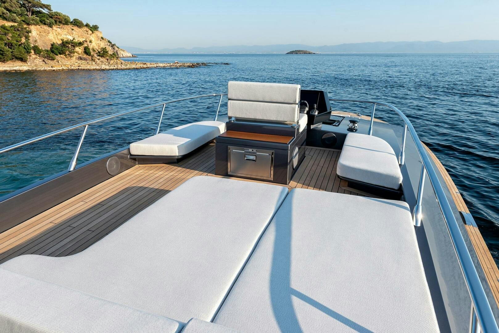 a boat on the water aboard SUNYA Yacht for Sale