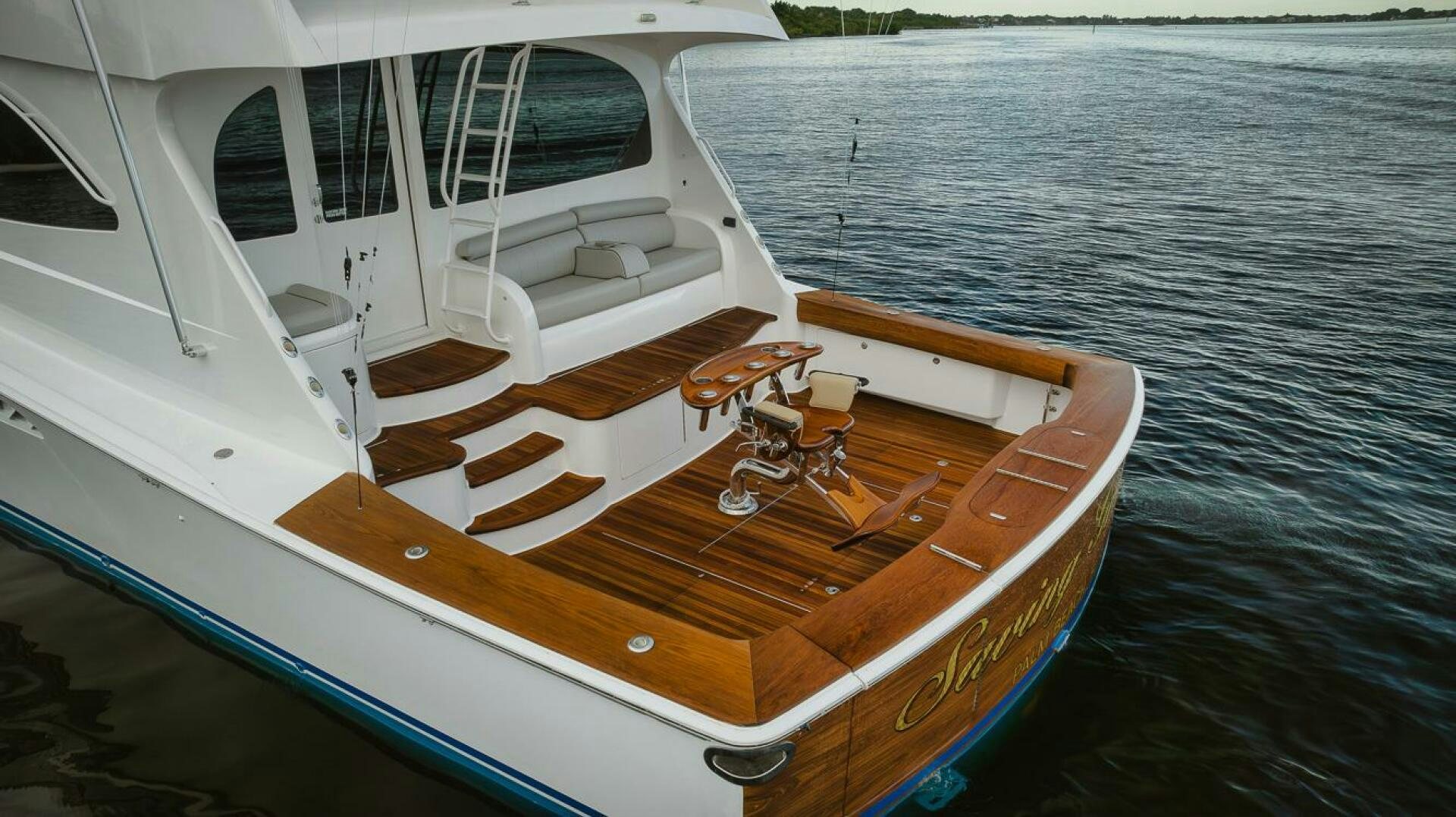 a boat on the water aboard SAVING GRACE Yacht for Sale