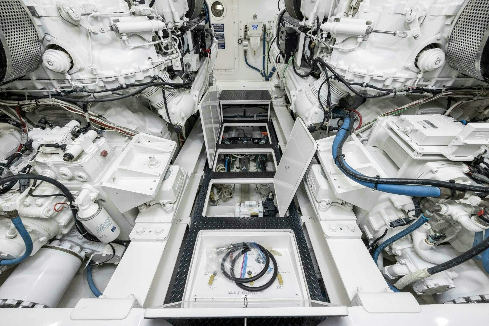 a close-up of a machine aboard SAVING GRACE Yacht for Sale