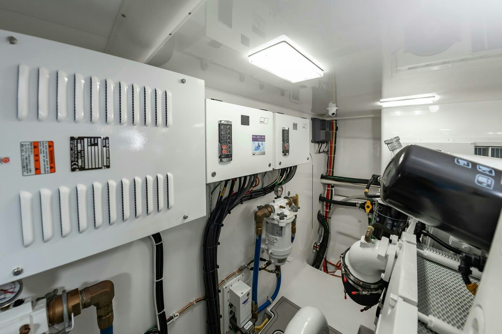 a room with several machines aboard KNOT DONE YET Yacht for Sale