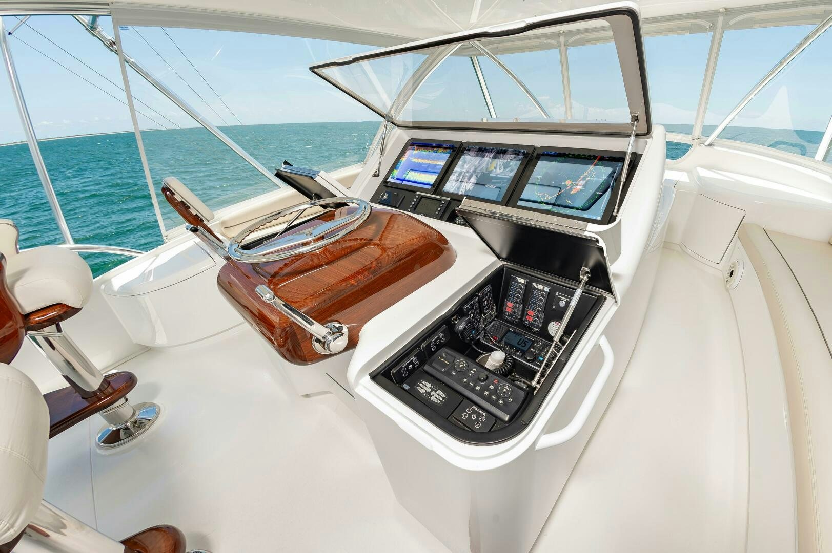 the interior of a boat aboard KNOT DONE YET Yacht for Sale