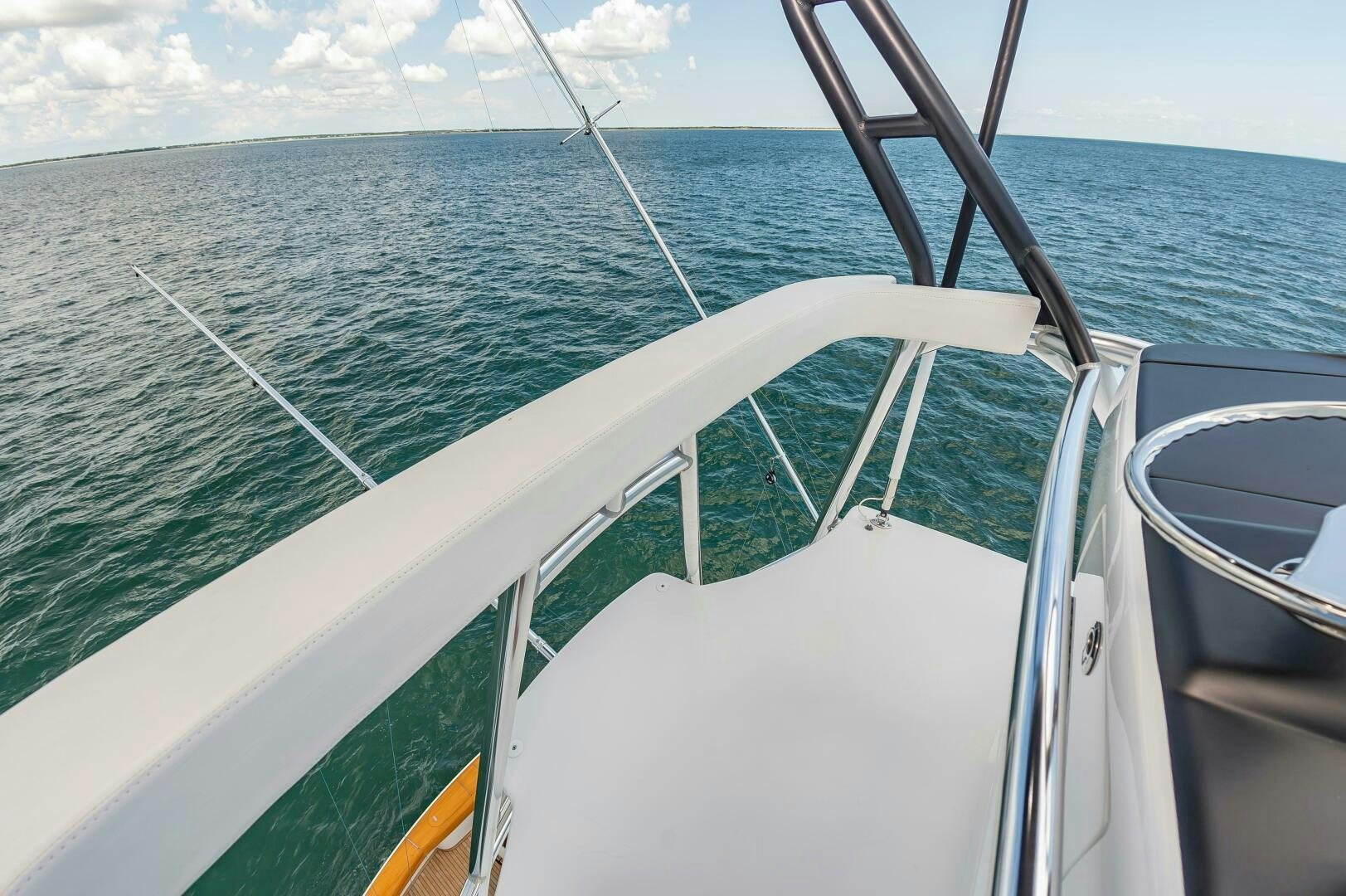 a boat on the water aboard KNOT DONE YET Yacht for Sale