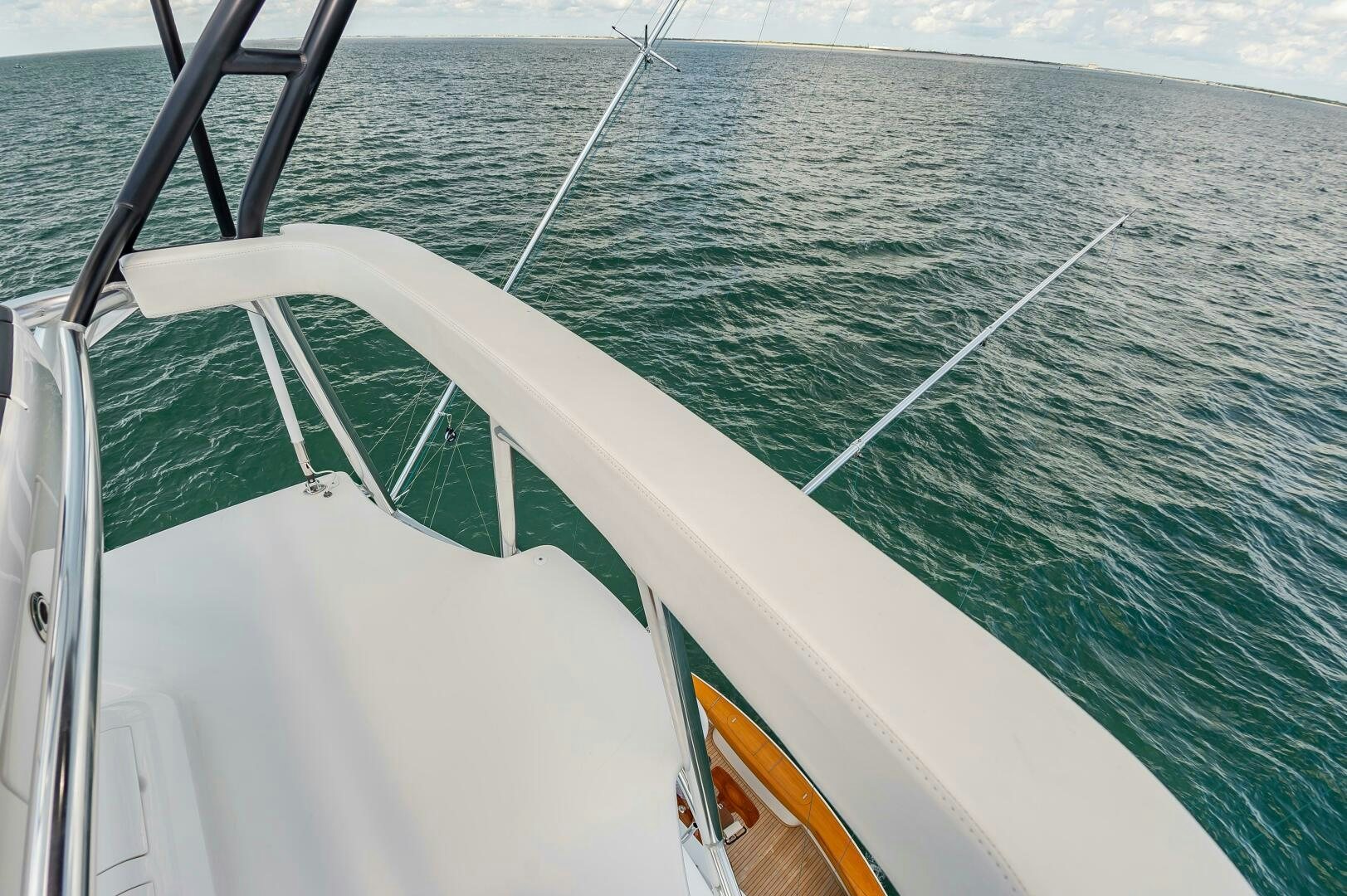 a boat on the water aboard KNOT DONE YET Yacht for Sale