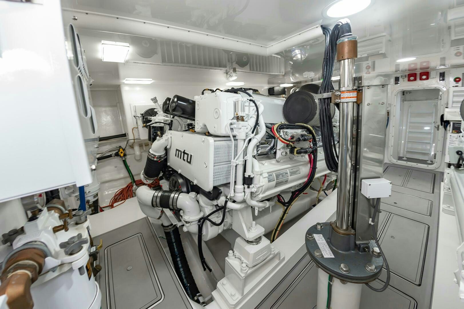 a room with machinery aboard KNOT DONE YET Yacht for Sale