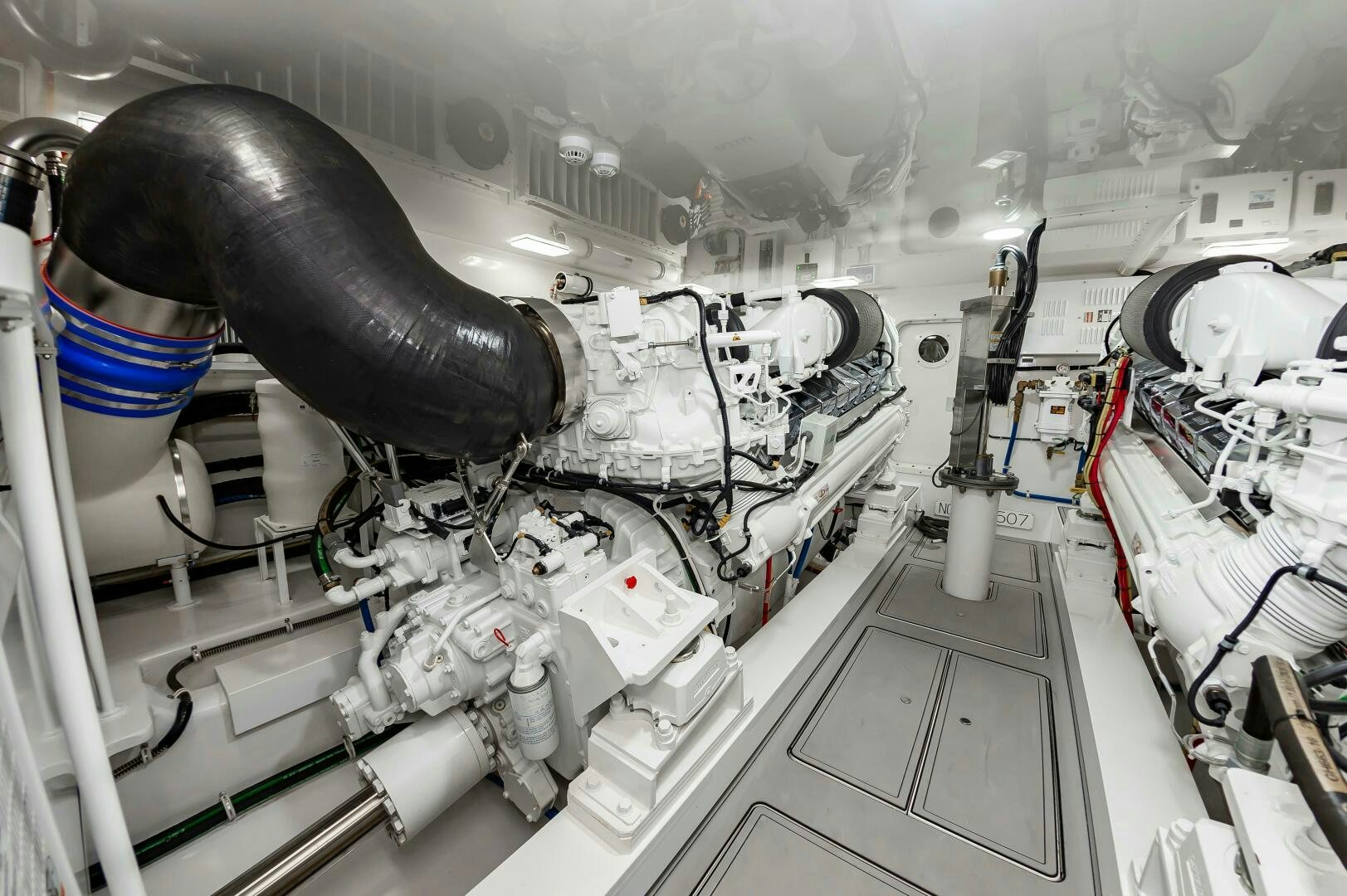 a close-up of a machine aboard KNOT DONE YET Yacht for Sale