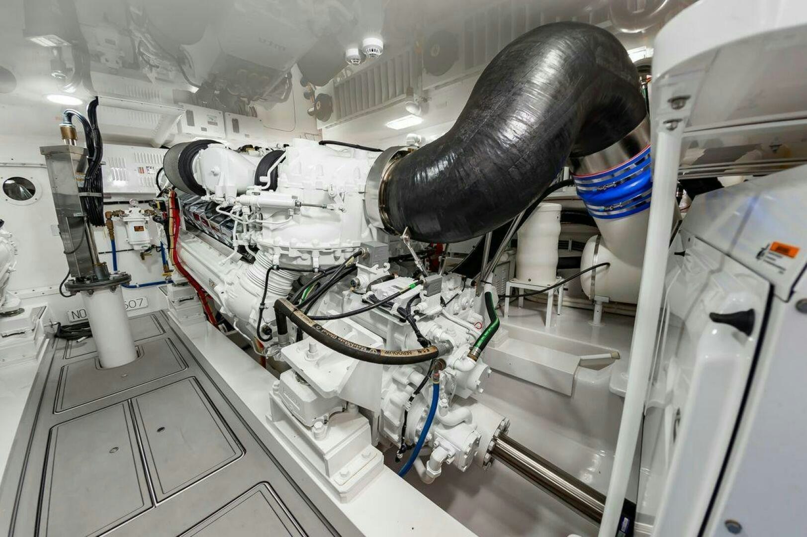 a close-up of a machine aboard KNOT DONE YET Yacht for Sale