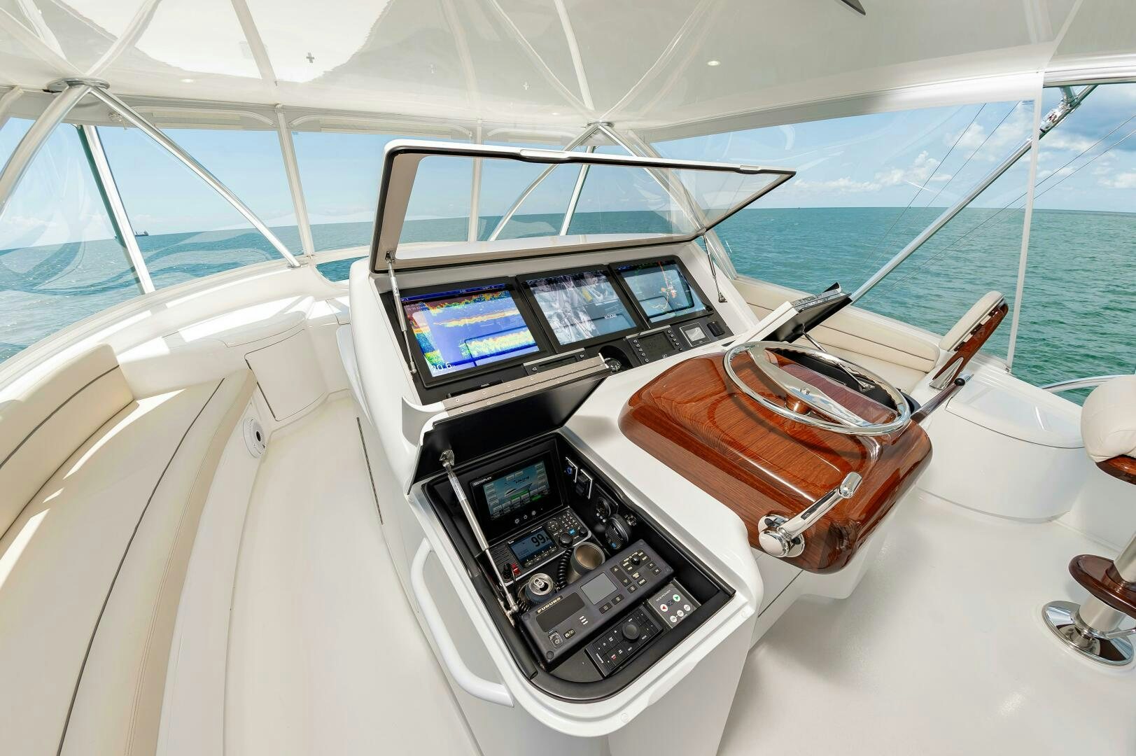 the inside of a boat aboard KNOT DONE YET Yacht for Sale