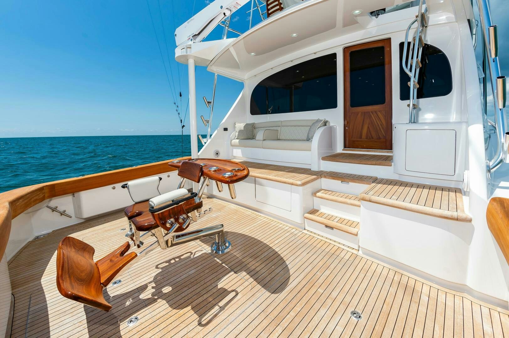 a boat on the water aboard KNOT DONE YET Yacht for Sale