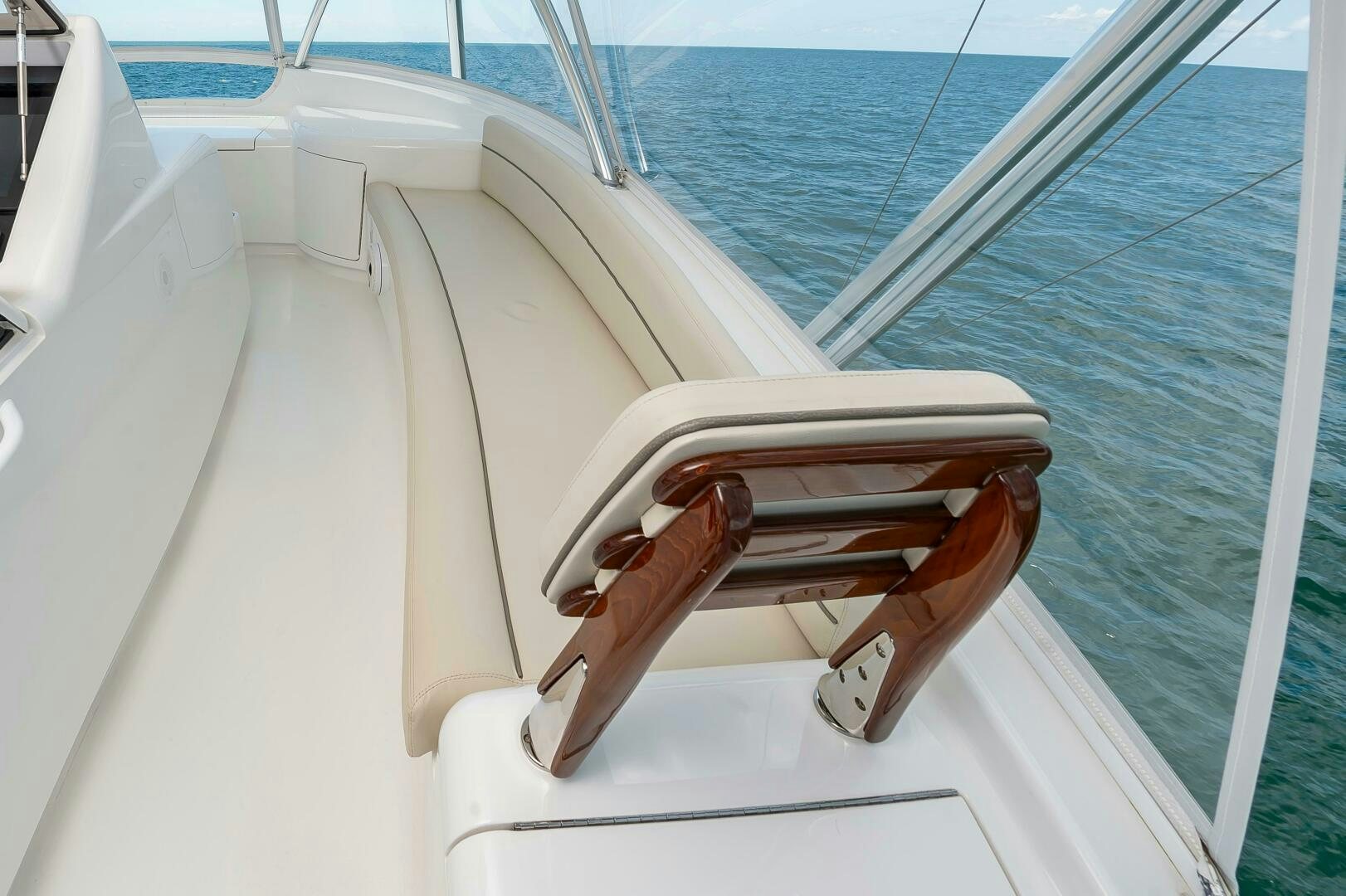 a boat on the water aboard KNOT DONE YET Yacht for Sale