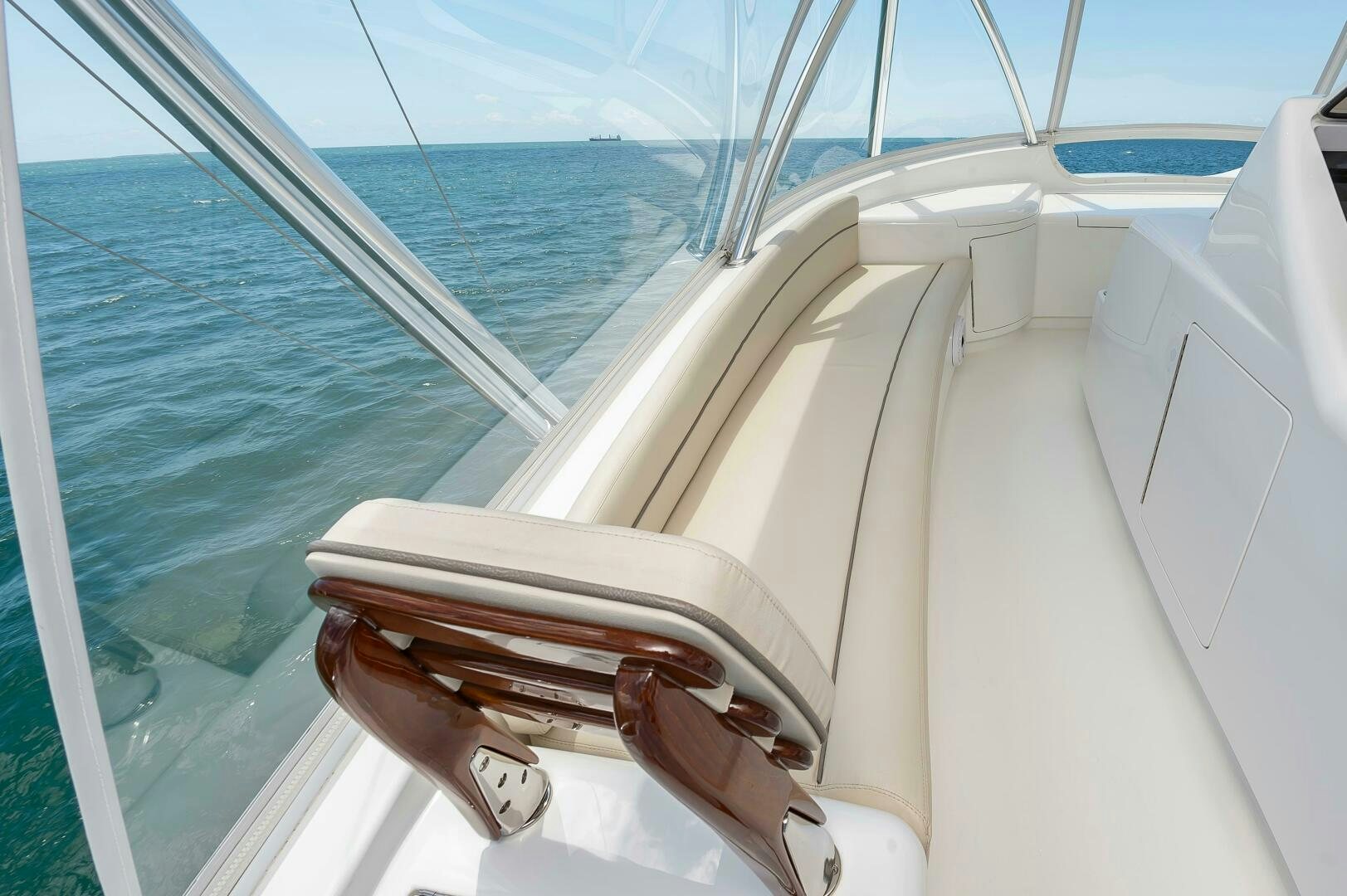 a boat on the water aboard KNOT DONE YET Yacht for Sale