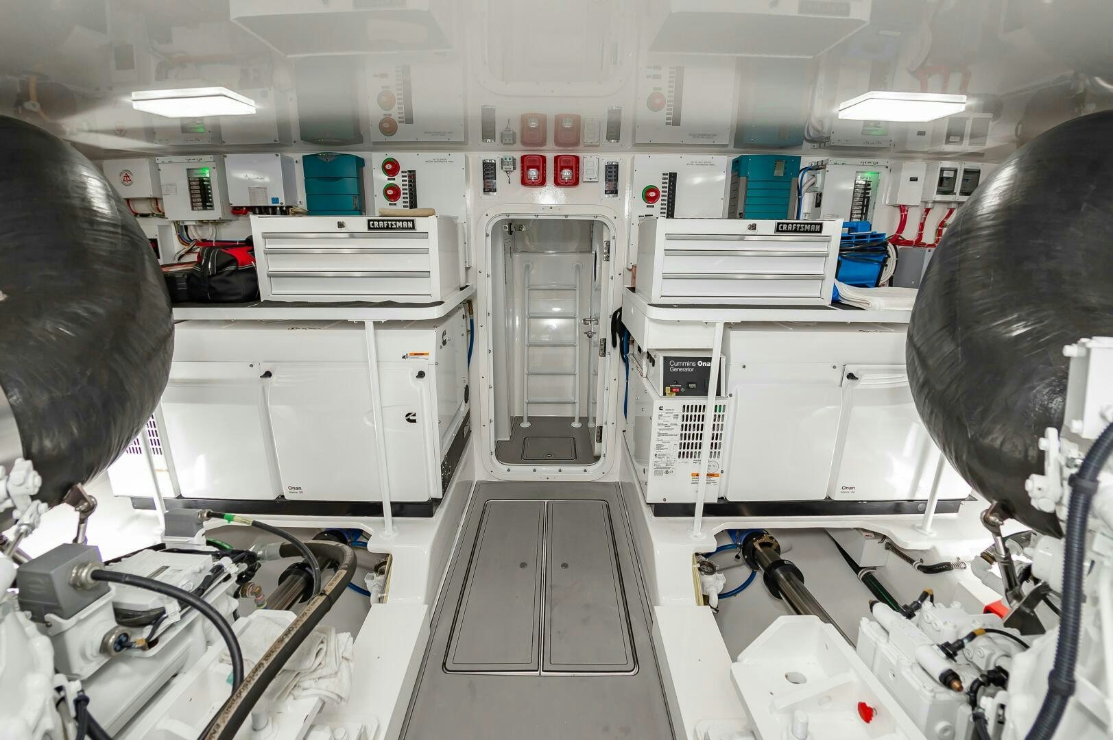 a room with several machines aboard KNOT DONE YET Yacht for Sale