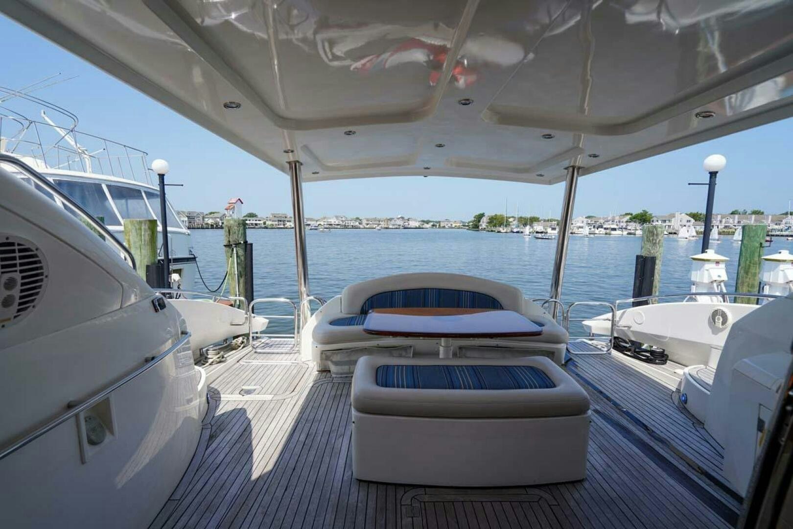 a boat on the water aboard OBSESSION Yacht for Sale