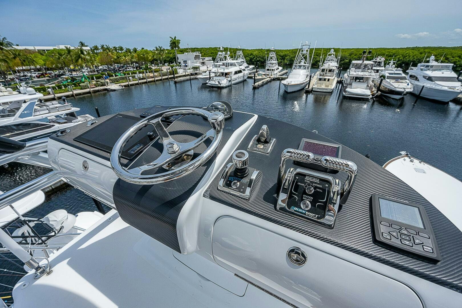 a boat in the water aboard MAXIMUS Yacht for Sale