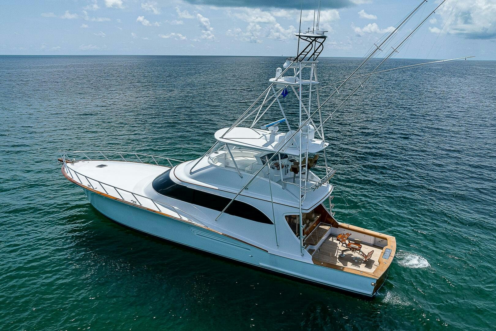 a boat in the water aboard MAXIMUS Yacht for Sale