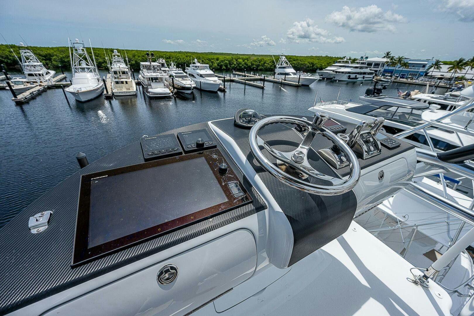 a boat in the water aboard MAXIMUS Yacht for Sale