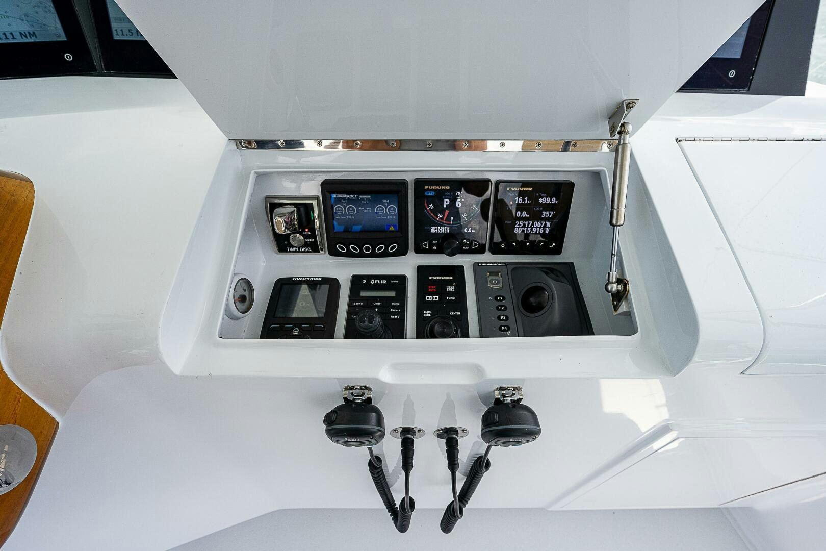 a machine on the counter aboard MAXIMUS Yacht for Sale