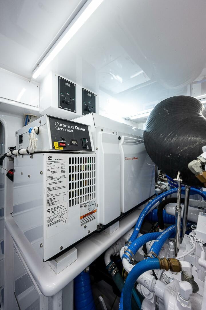 a close-up of a machine aboard MAXIMUS Yacht for Sale