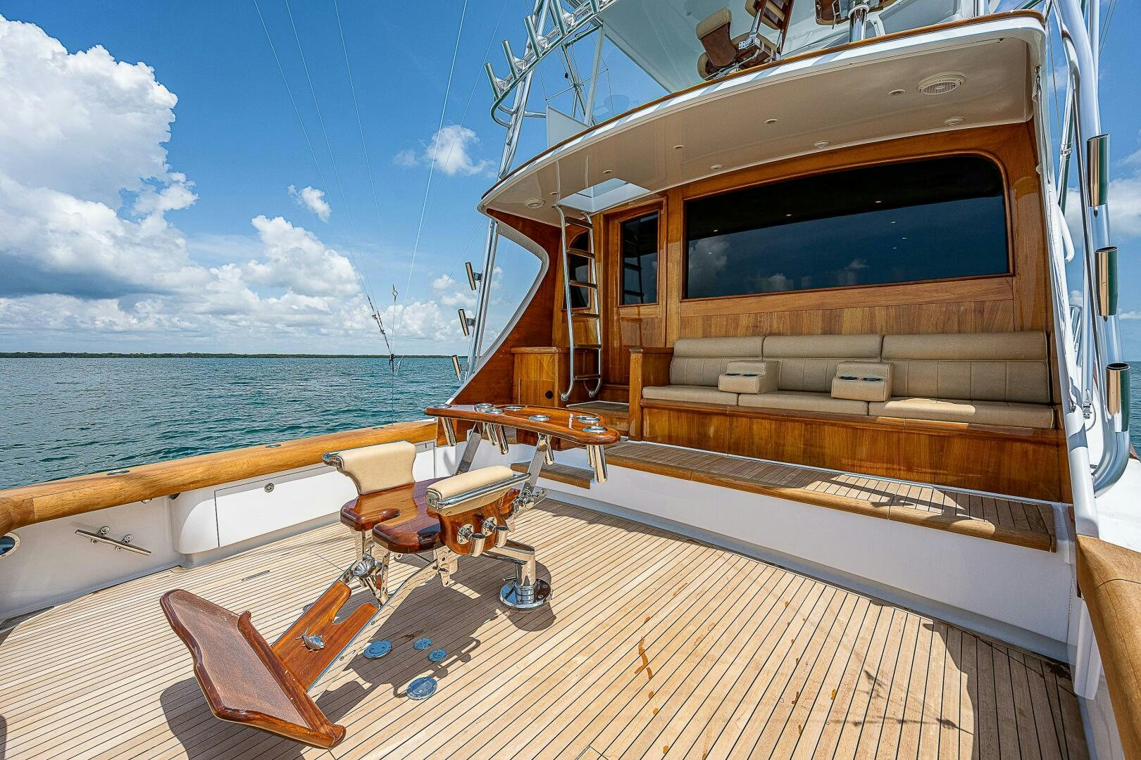 a boat on the water aboard MAXIMUS Yacht for Sale