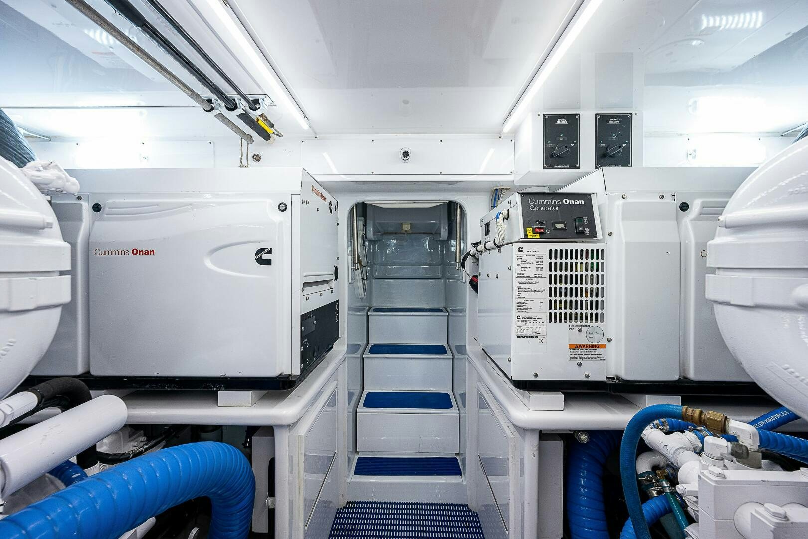 inside of a space ship aboard MAXIMUS Yacht for Sale