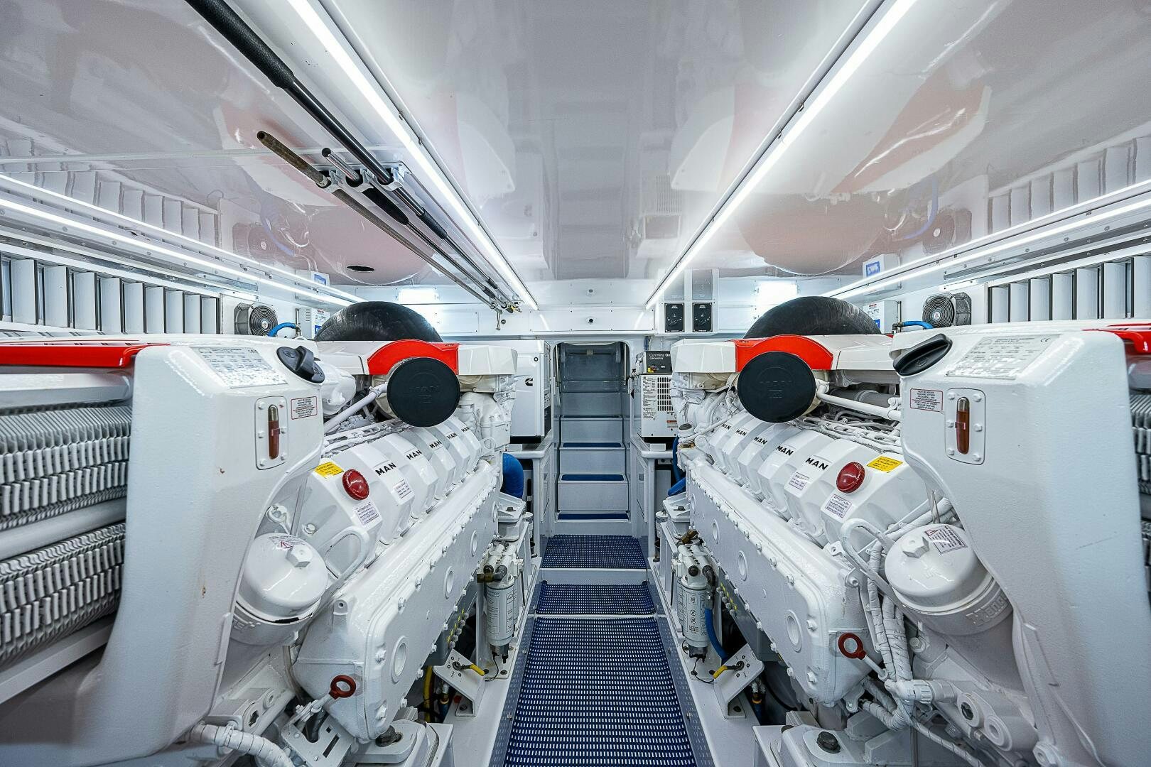 inside of a space ship aboard MAXIMUS Yacht for Sale