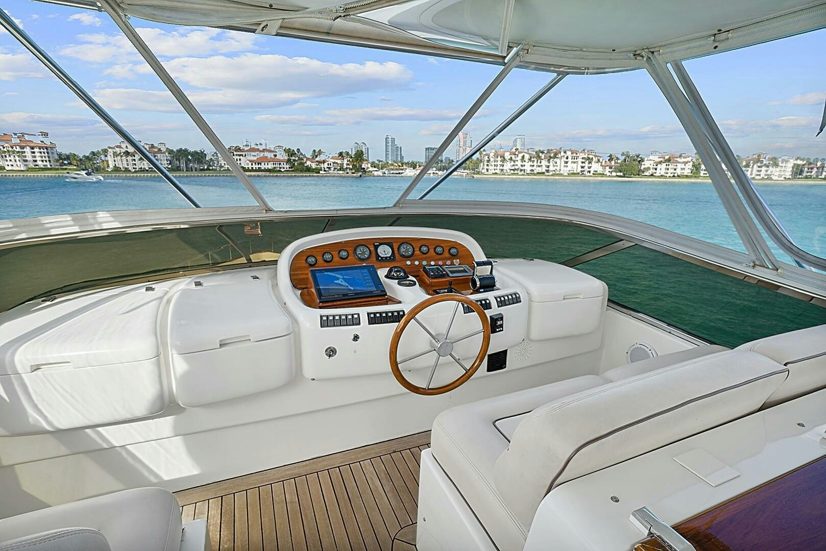 the cockpit of a plane aboard SUN ADVENTURES Yacht for Sale