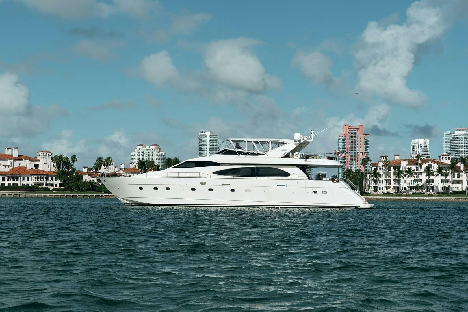 a white yacht in the water aboard SUN ADVENTURES Yacht for Sale