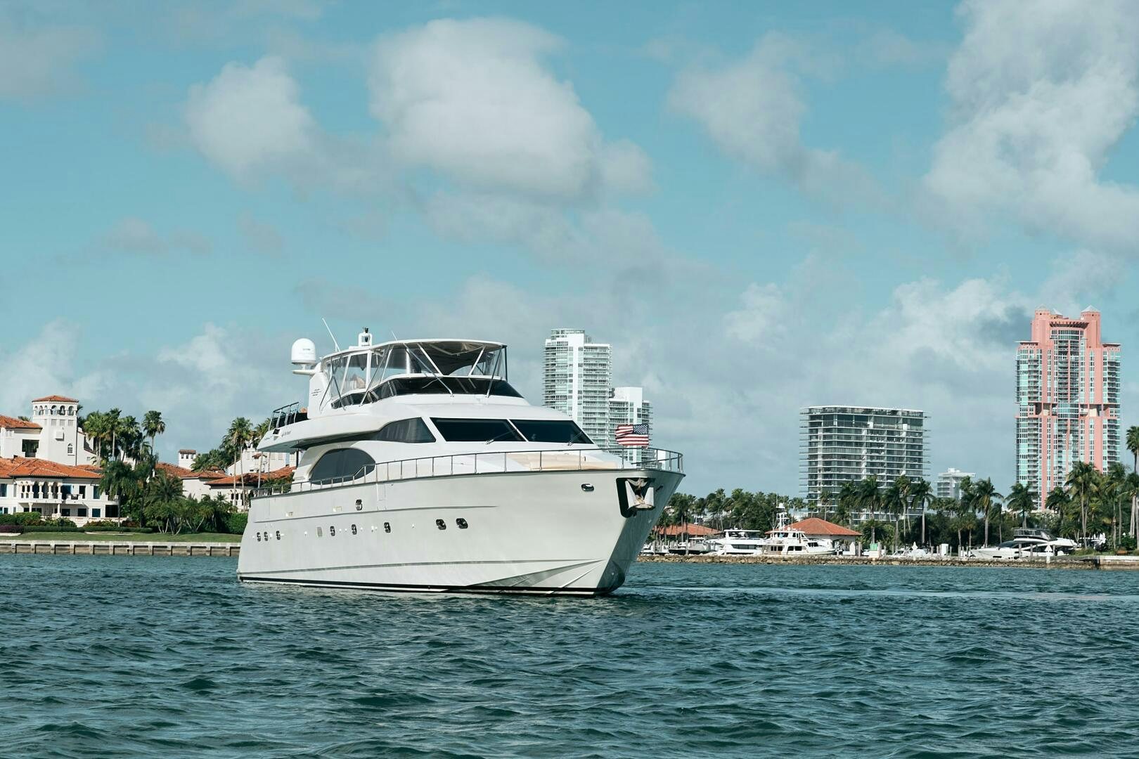 a white yacht in the water aboard SUN ADVENTURES Yacht for Sale