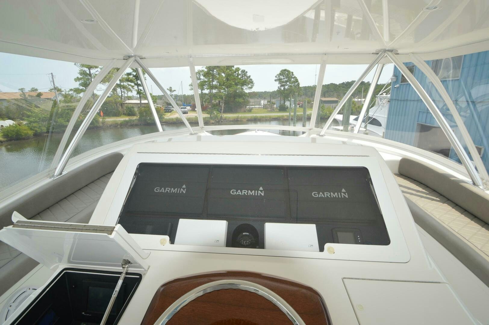 a black and white printer aboard LOW PROFILE Yacht for Sale