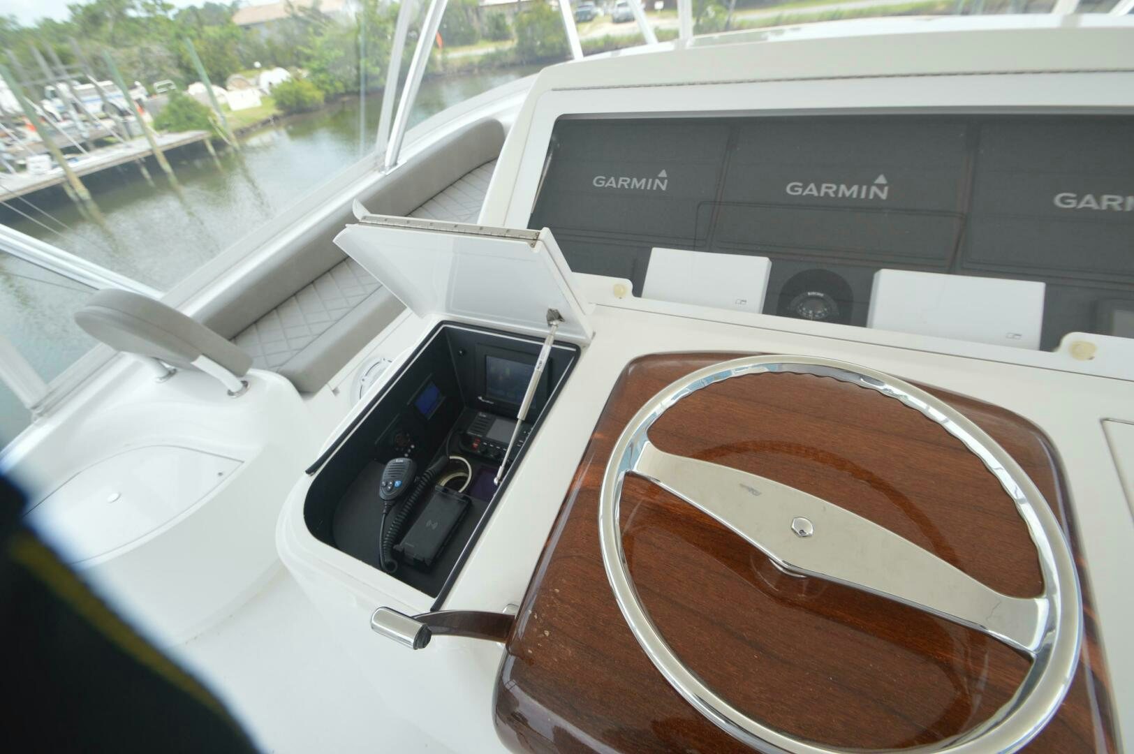 a close-up of a printer aboard LOW PROFILE Yacht for Sale