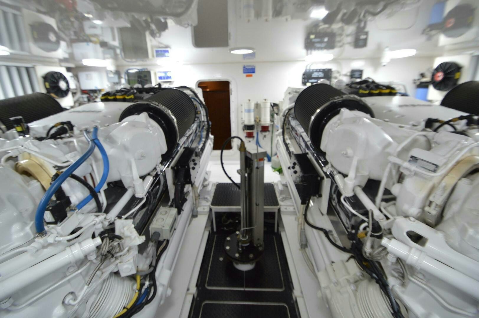 a room full of electronic equipment aboard LOW PROFILE Yacht for Sale