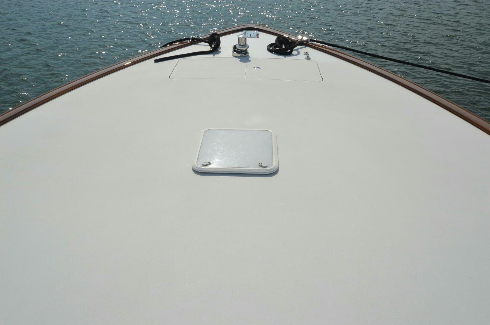 a close-up of a boat aboard LOW PROFILE Yacht for Sale