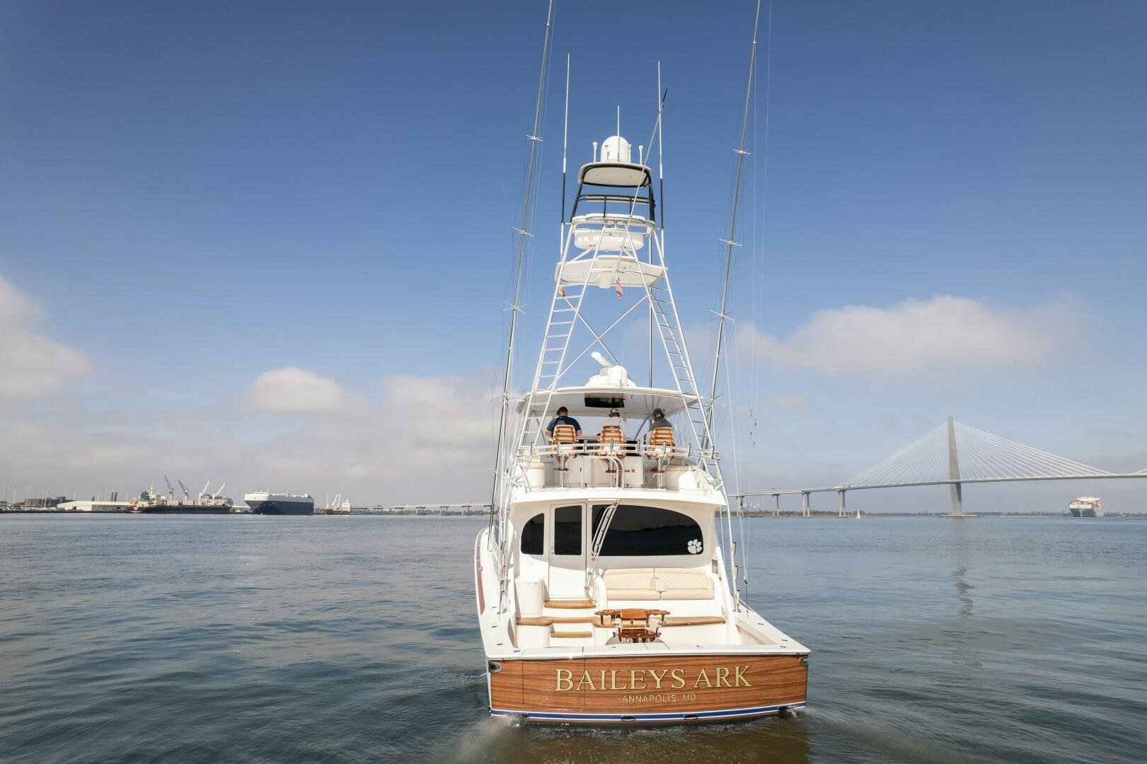 a boat in the water aboard BAILEY'S ARK Yacht for Sale
