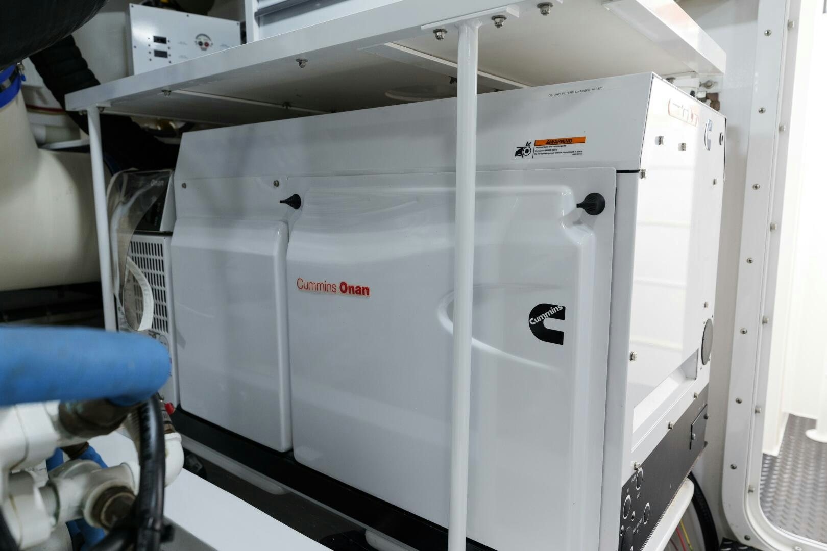 a large white machine aboard BAILEY'S ARK Yacht for Sale