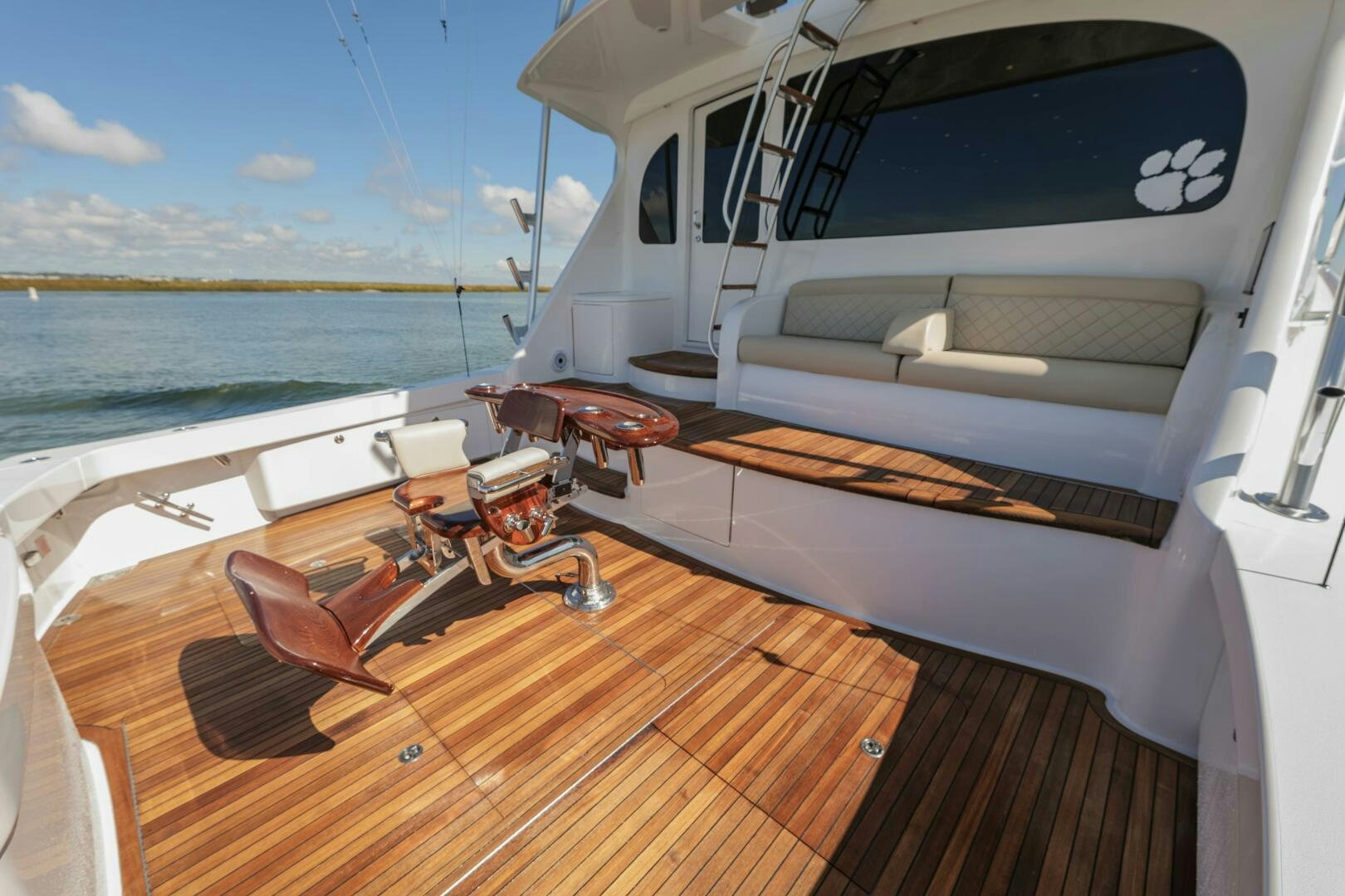a boat on the water aboard BAILEY'S ARK Yacht for Sale