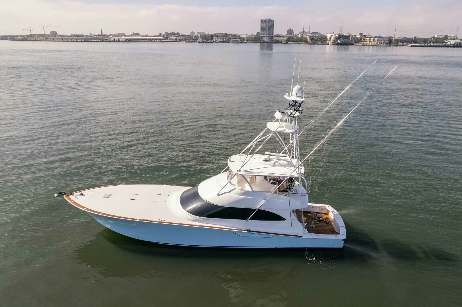 a boat on the water aboard BAILEY'S ARK Yacht for Sale