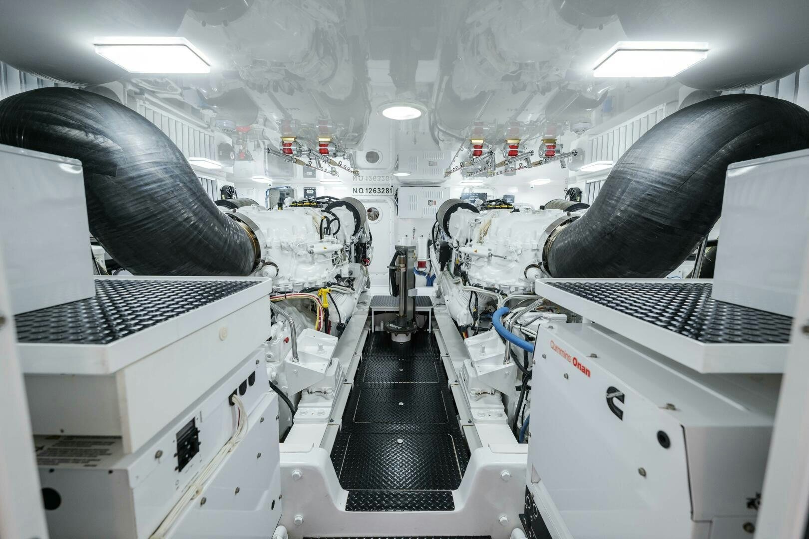 a machine in a room aboard BAILEY'S ARK Yacht for Sale