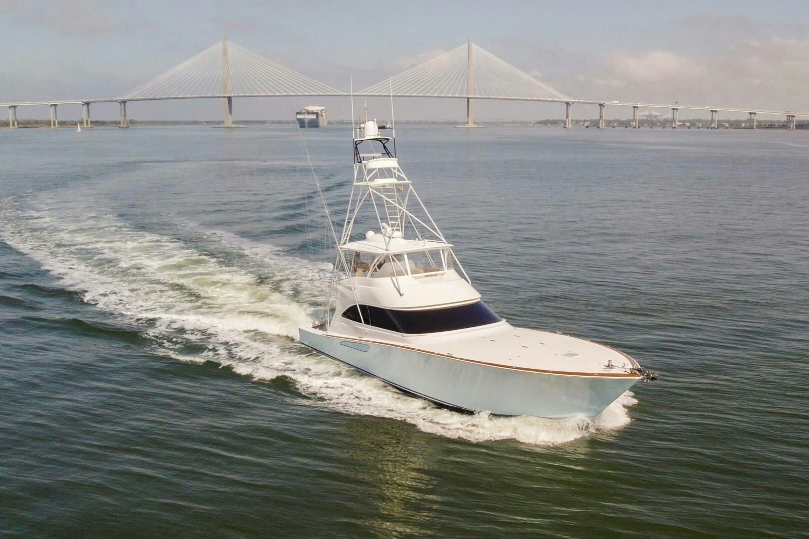 a boat on the water aboard BAILEY'S ARK Yacht for Sale
