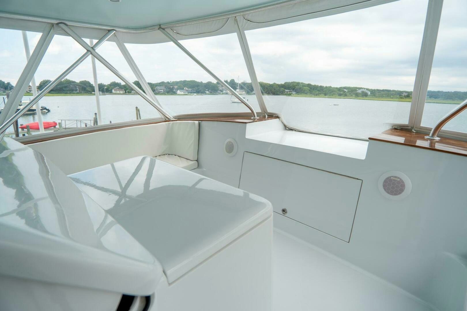 a boat on the water aboard BIG BLUE Yacht for Sale