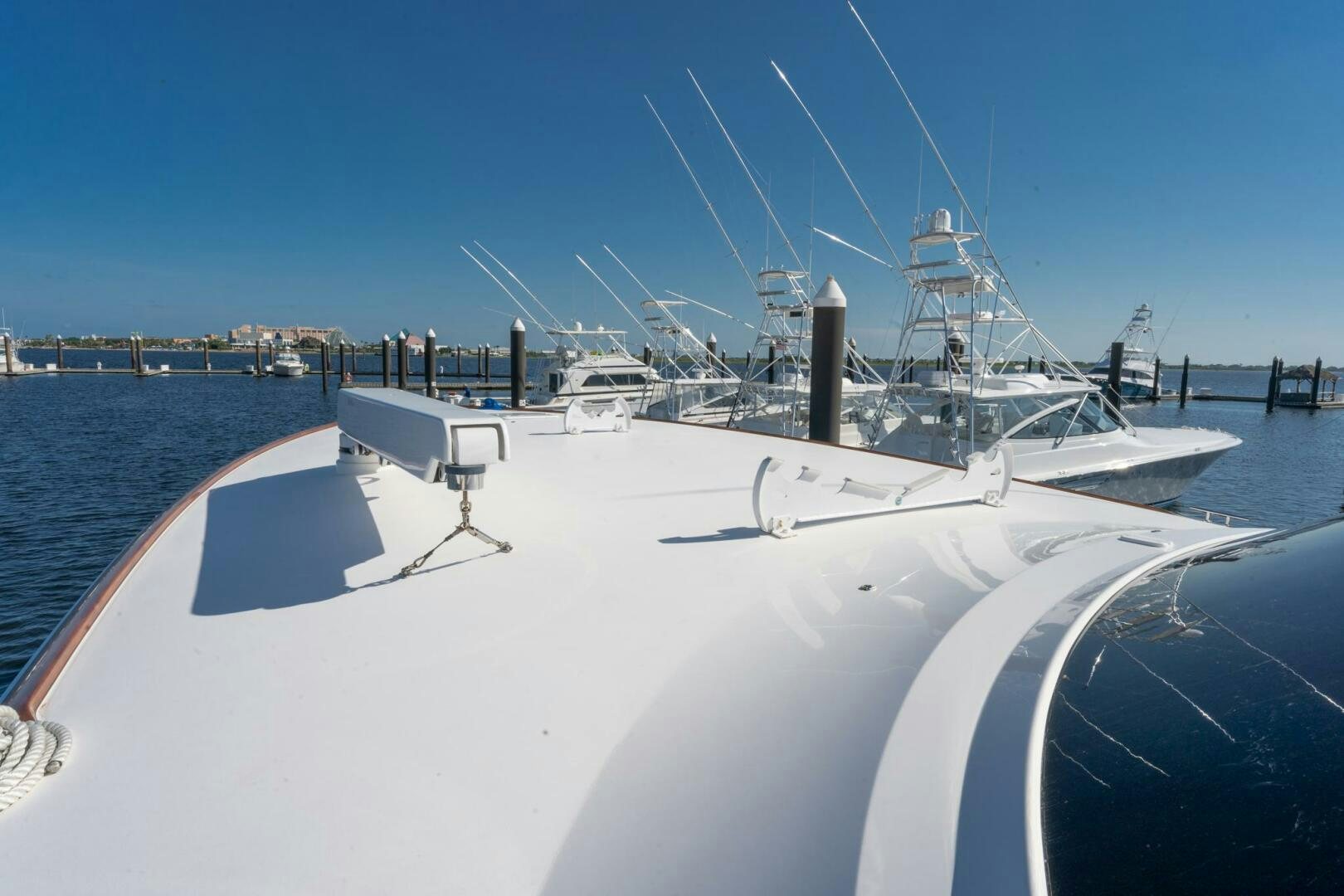 a boat on the water aboard HIGH COTTON Yacht for Sale