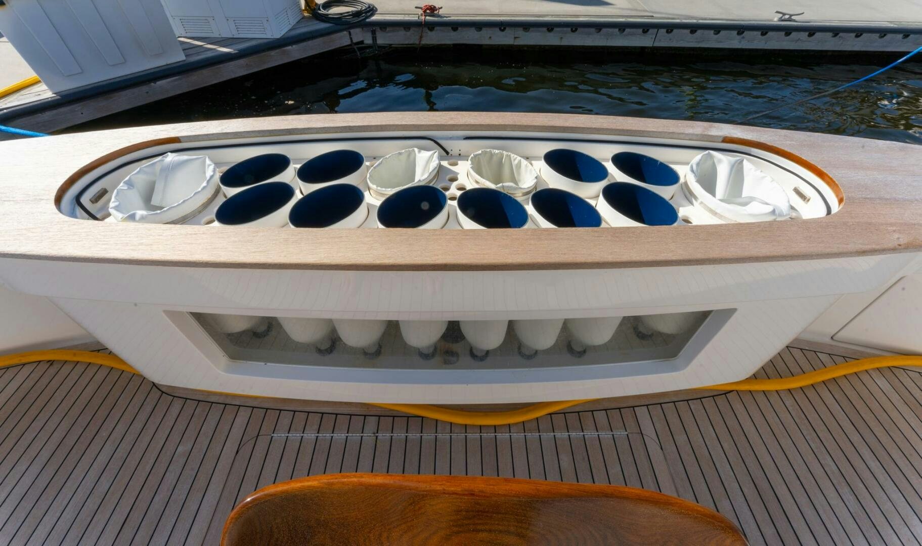 a record player on a record player aboard HIGH COTTON Yacht for Sale