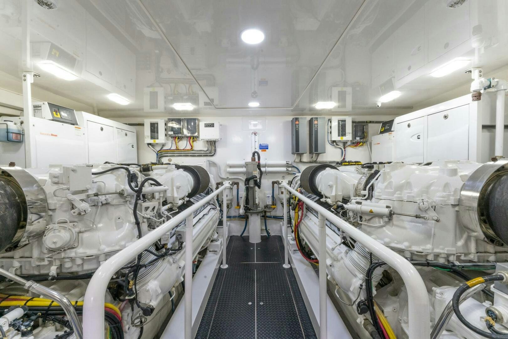 a room with machinery aboard HIGH COTTON Yacht for Sale