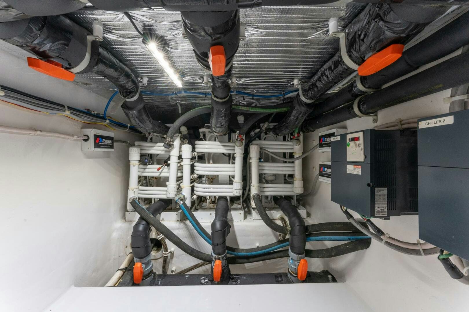 a close-up of a machine aboard HIGH COTTON Yacht for Sale