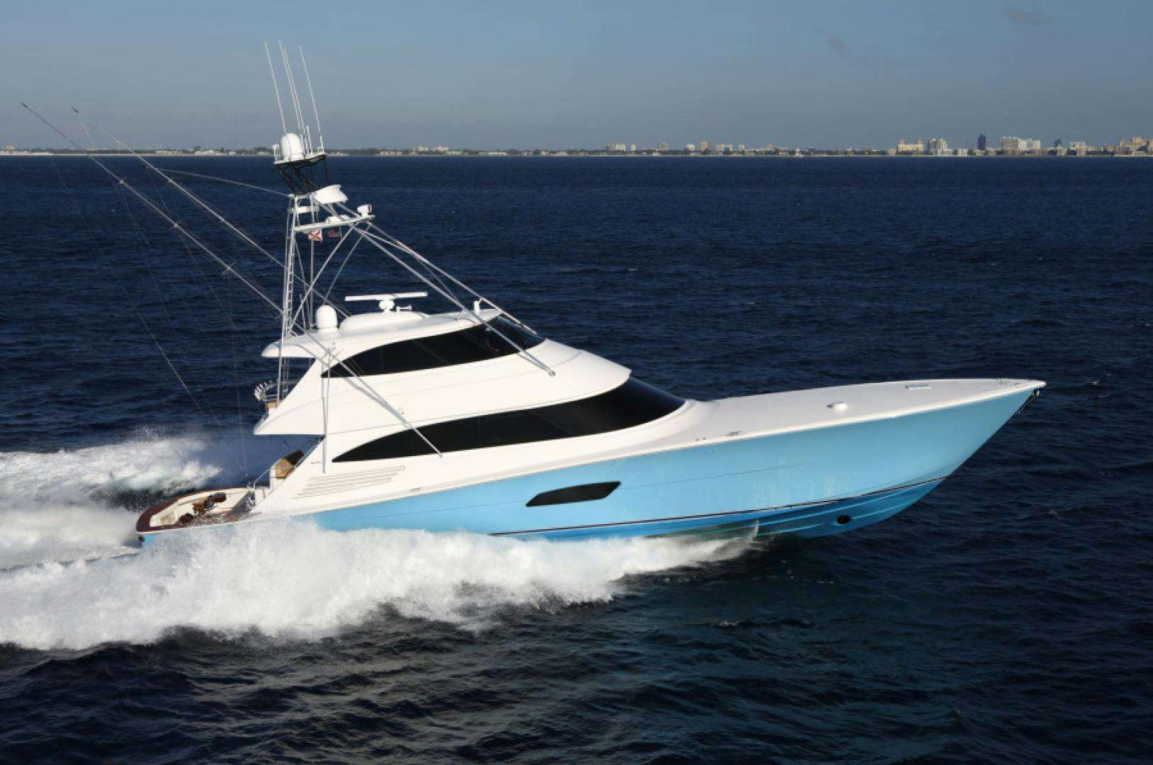 a boat on the water aboard HIGH COTTON Yacht for Sale