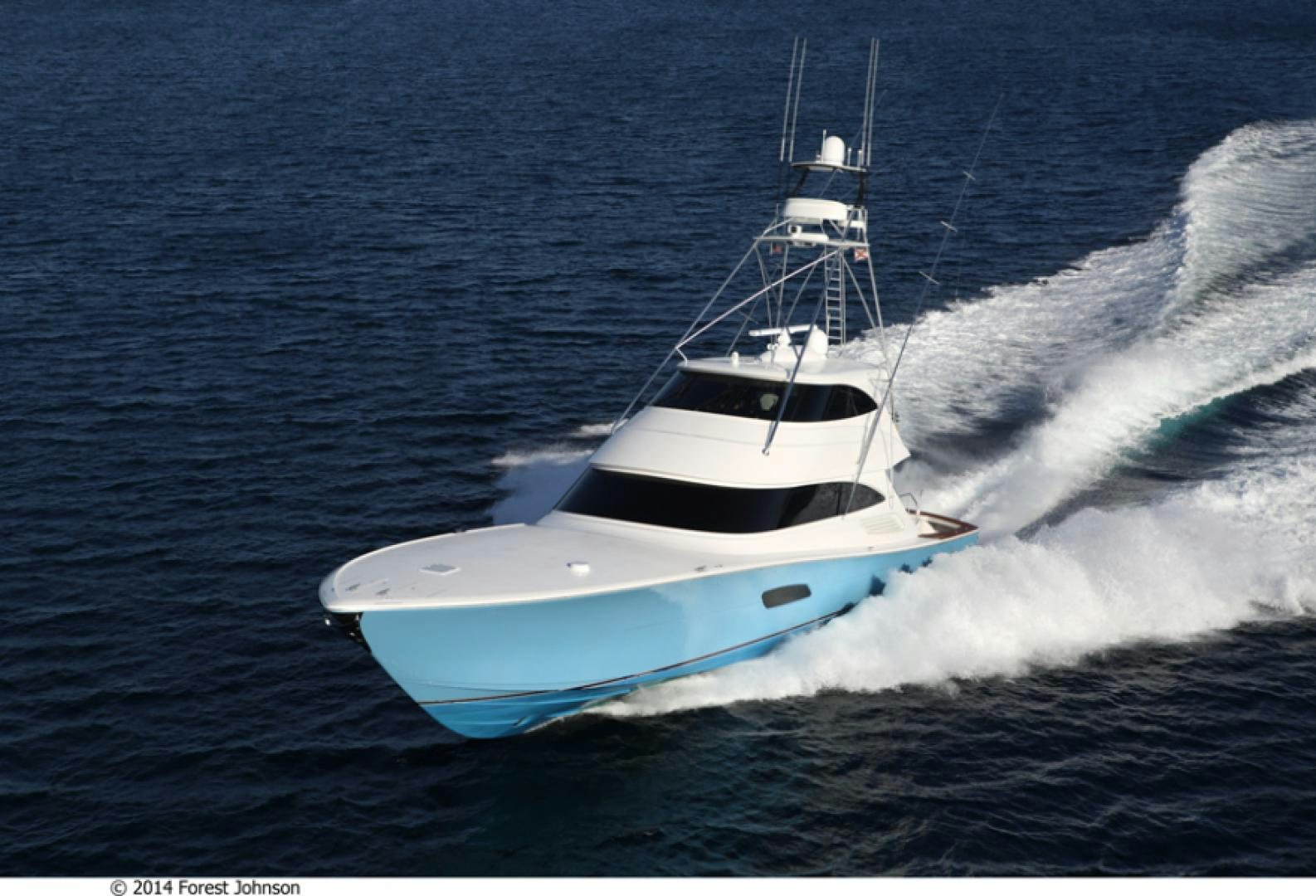 a boat on the water aboard HIGH COTTON Yacht for Sale